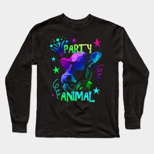 Cow Party Animal Long Sleeve T-Shirt